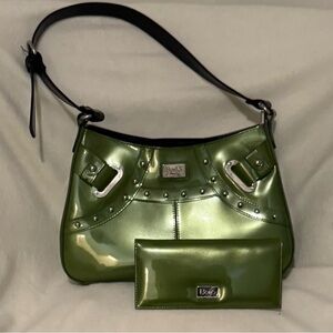 Beijo Olive Green Shoulder Bag